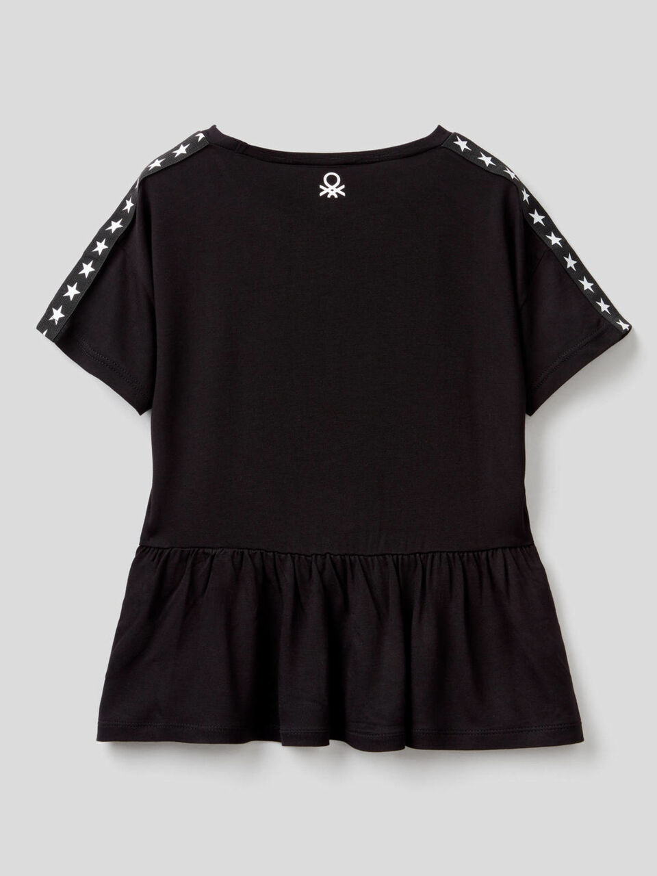 Wide t-shirt with frill image number 2