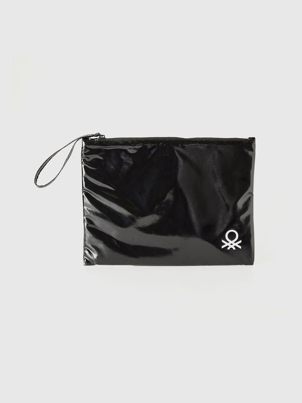 Large clutch with logo