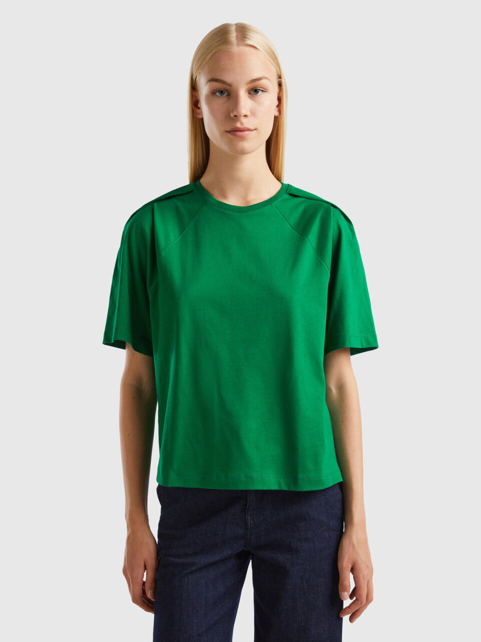 Camisetas basicas benetton best sale mujer