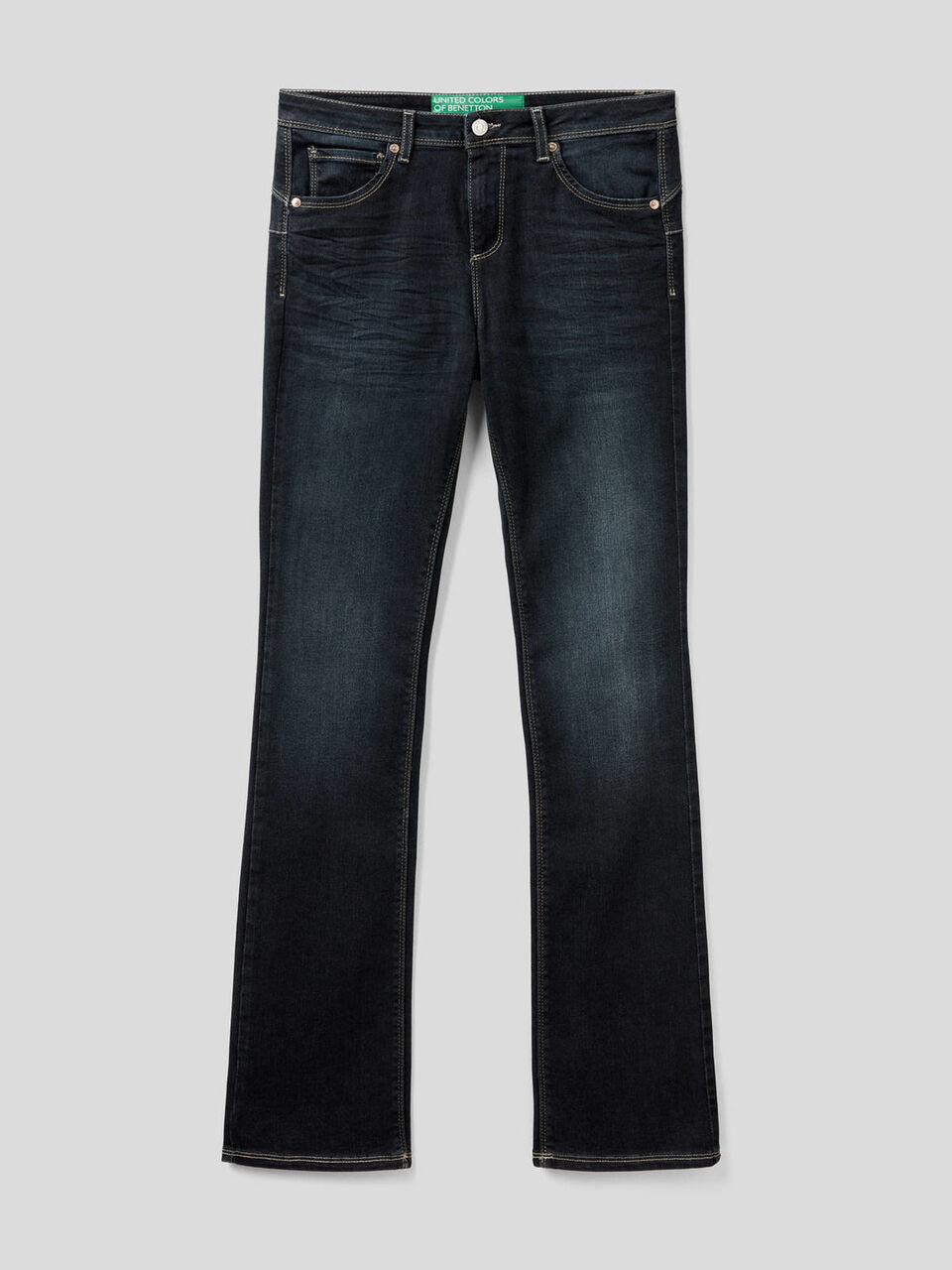 Push up bootcut jeans image number 1