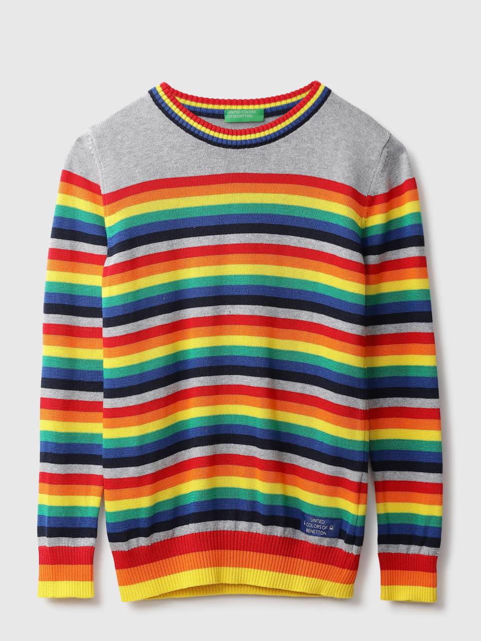 Striped multicolor sweater hot sale