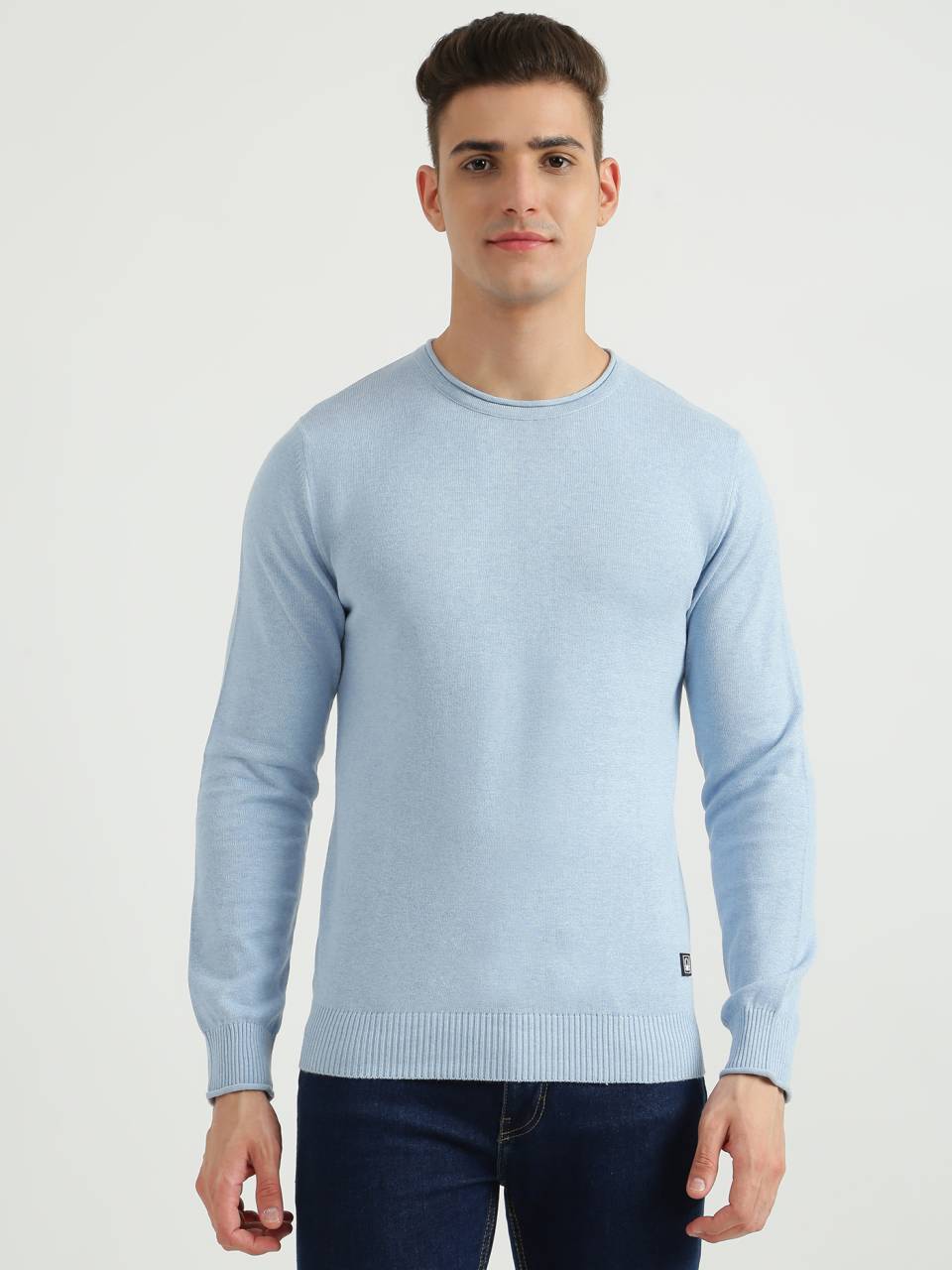 United colors of benetton full sleeve solid men's sweatshirt cheap