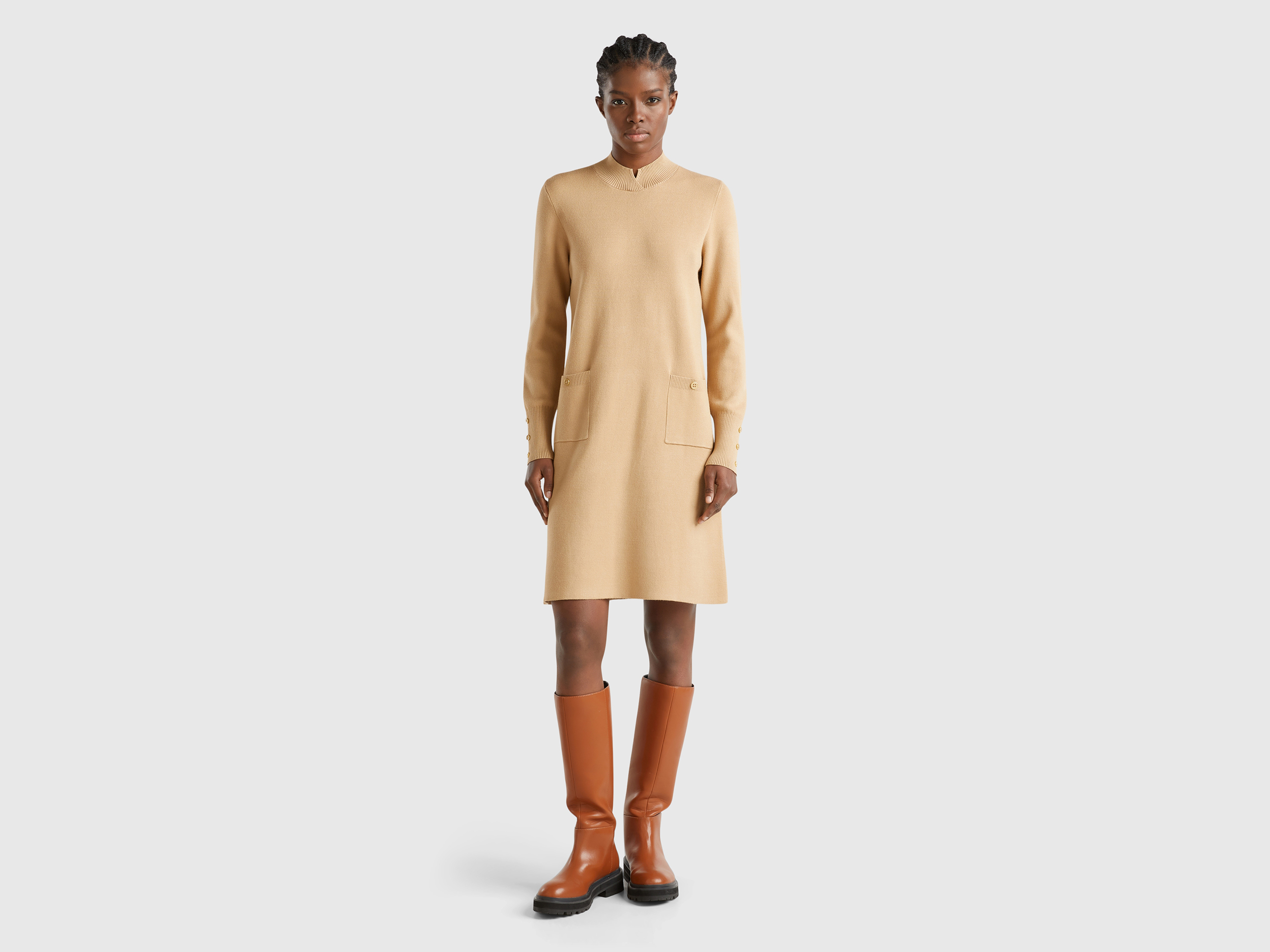 Women s Knit Dresses New Collection Benetton