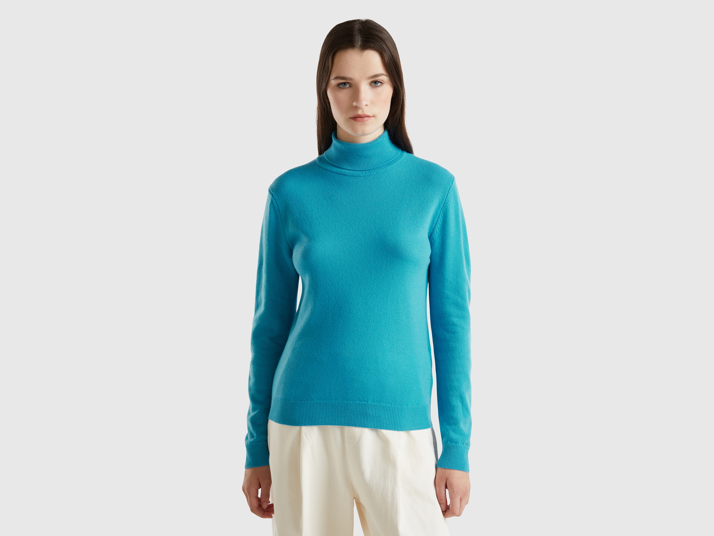 Women s High Neck Sweaters New Collection 2024 Benetton