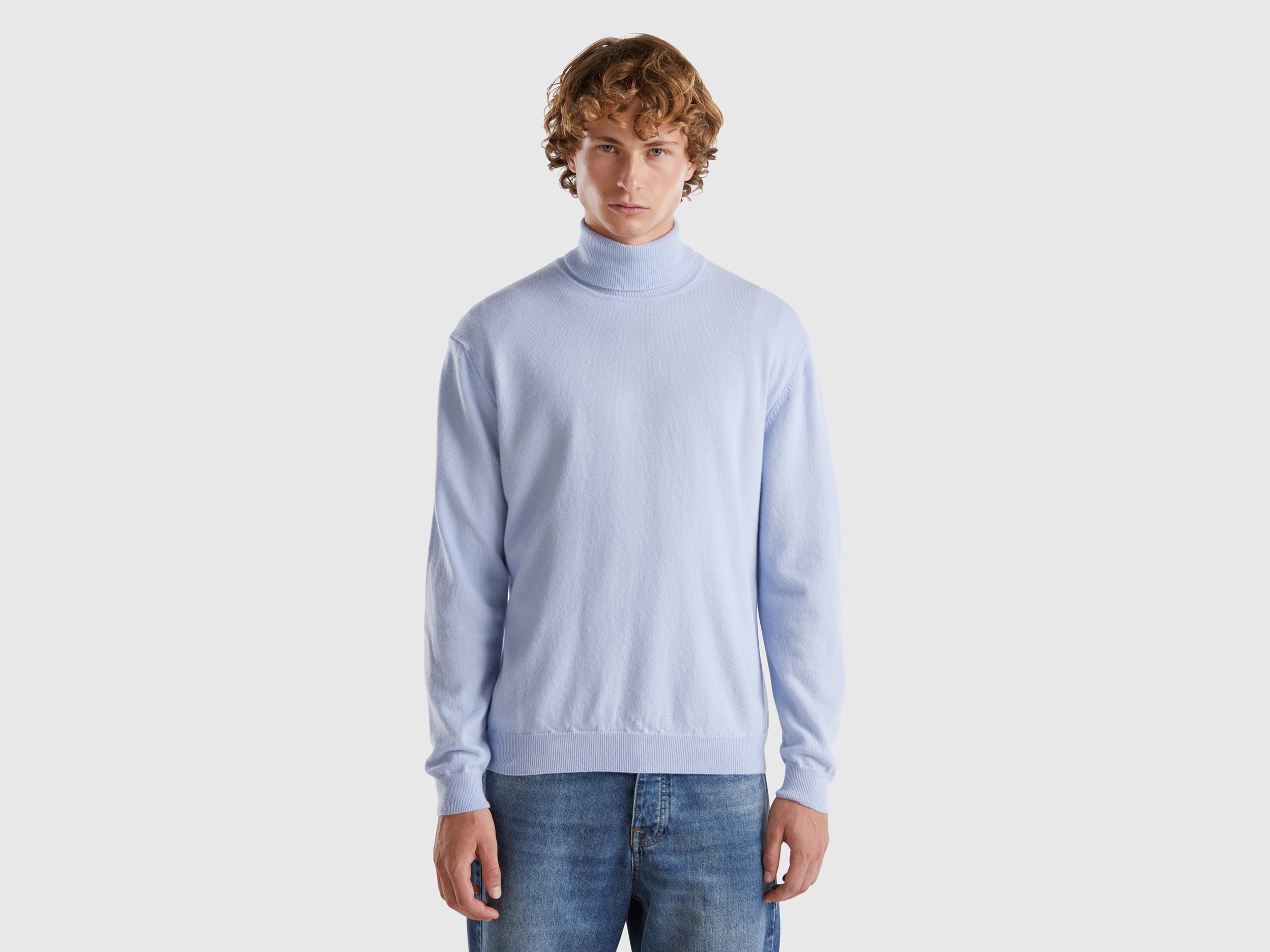 Men s High Neck Sweaters New Collection 2024 Benetton