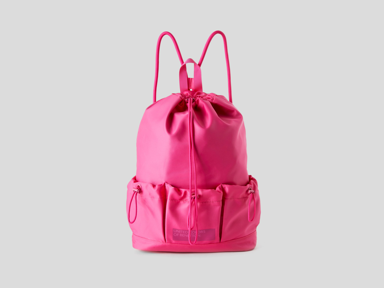 BENETTON BUTTERFLIES Backpack Rucksack Pink Girls Travel Bag 39cm OFFICIAL 