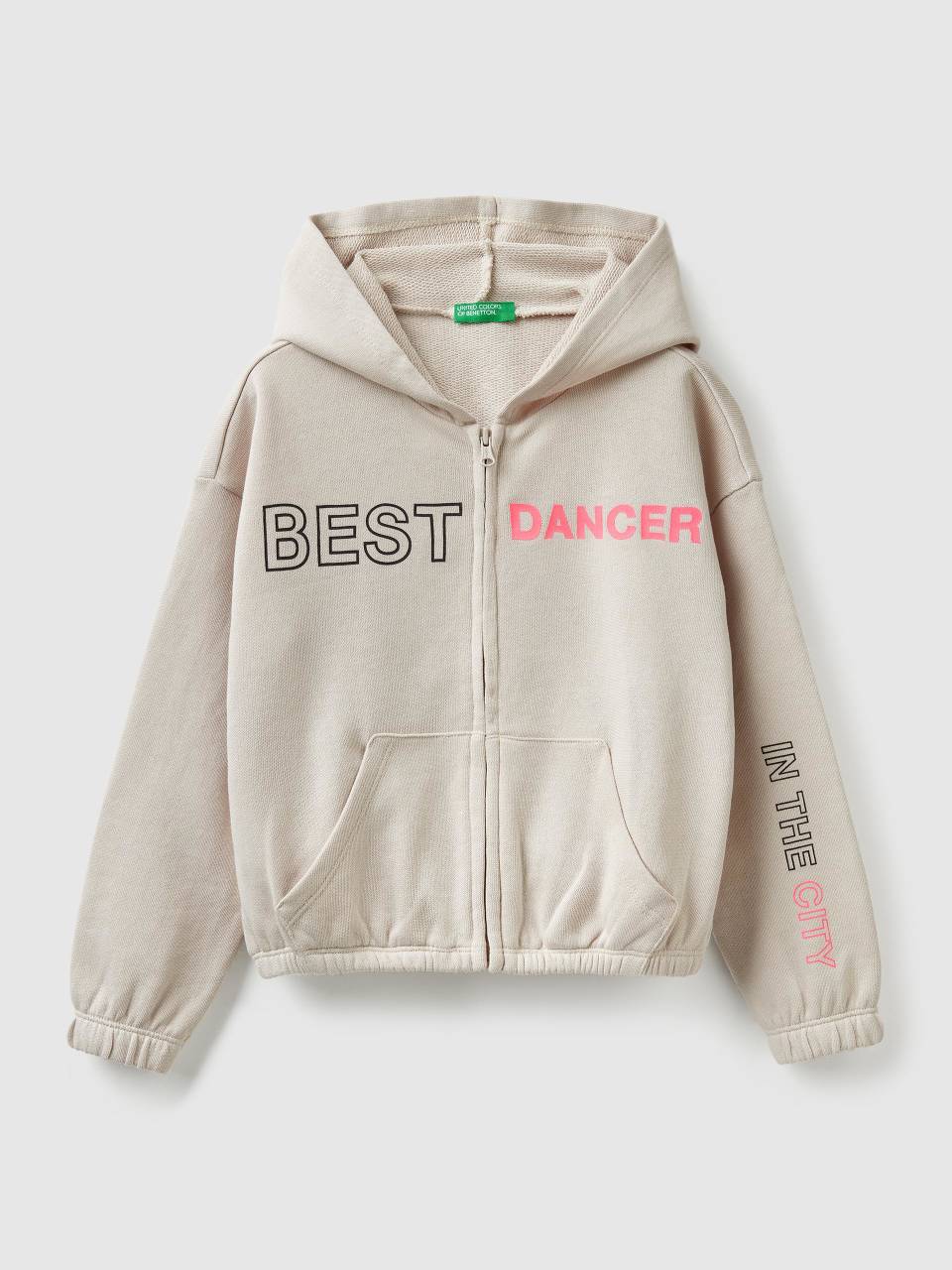 Cropped Zip Up Sweatshirt