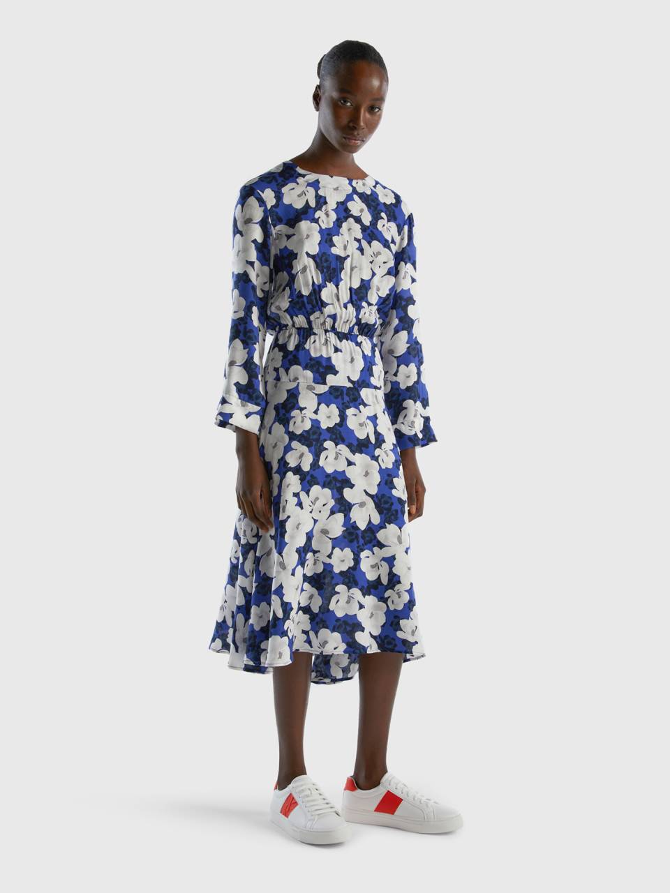 Viviana Multiway Dress Monet, Blue Floral Summer Dress
