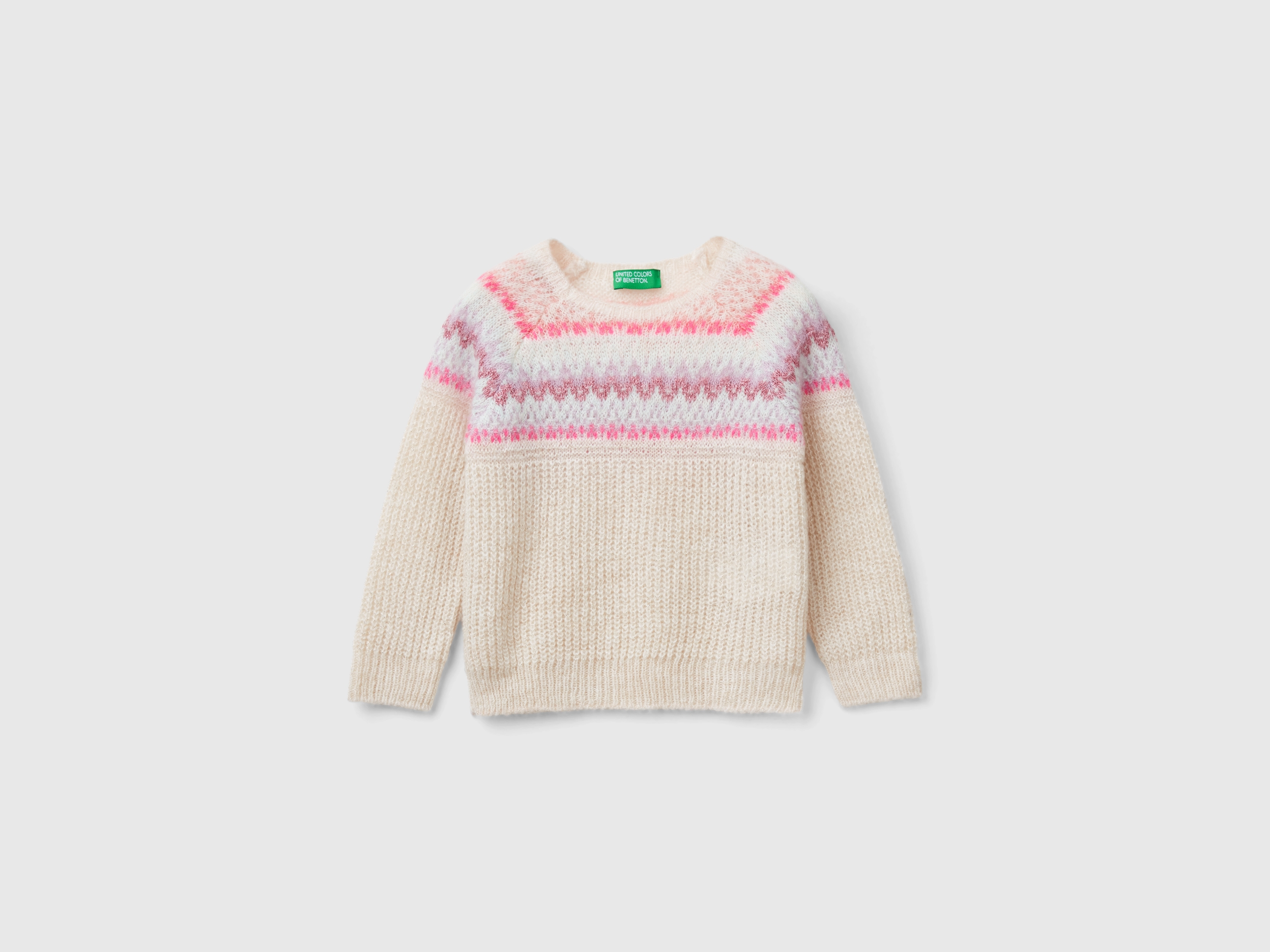 Kid Girls Sweaters and Knitwear Collection 2024 Benetton