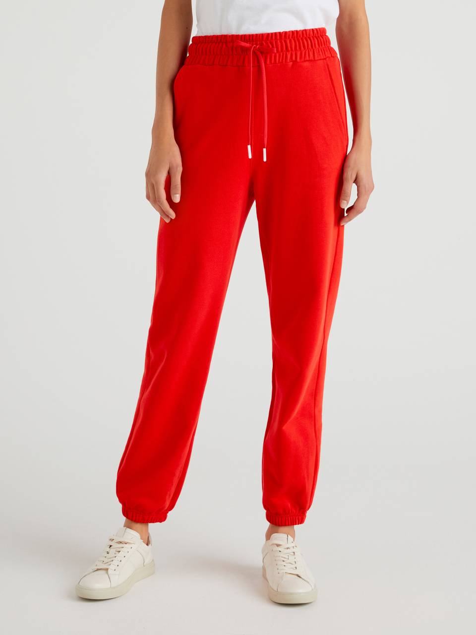 BenettonxPantone™ red joggers - Red