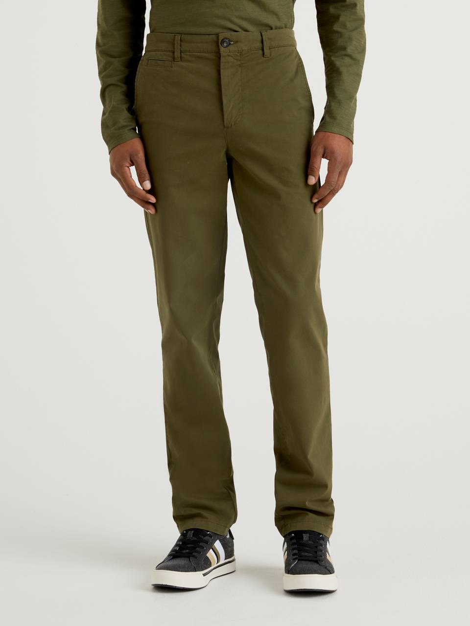 Military green chinos clearance