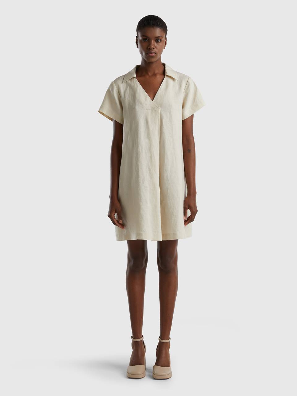 Freya linen shirt dress hot sale