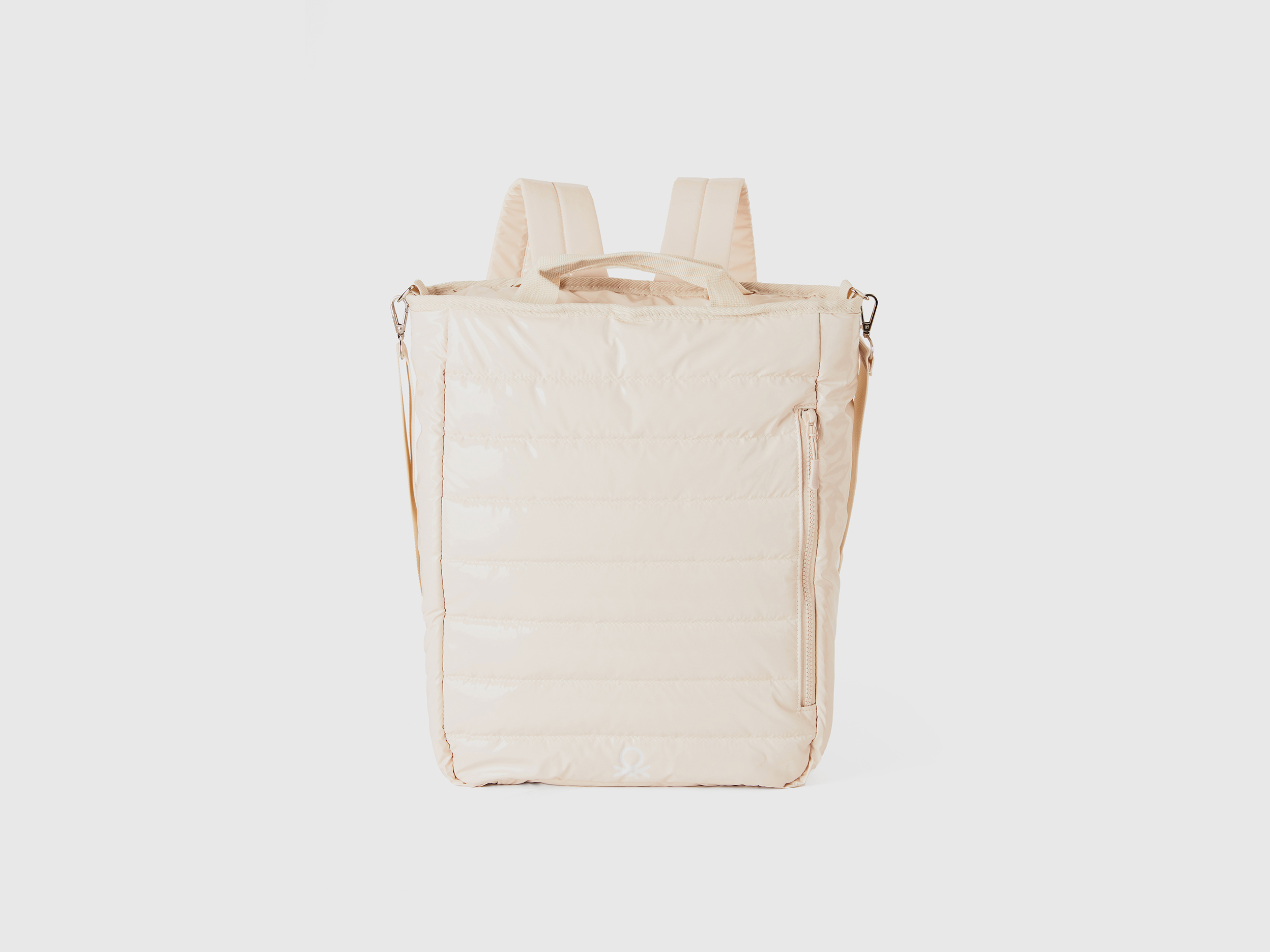 Padded rucksack bag - Beige | Benetton