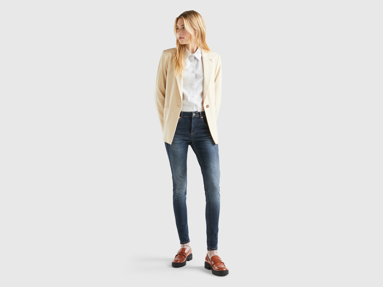 Jeans benetton shop skinny push up