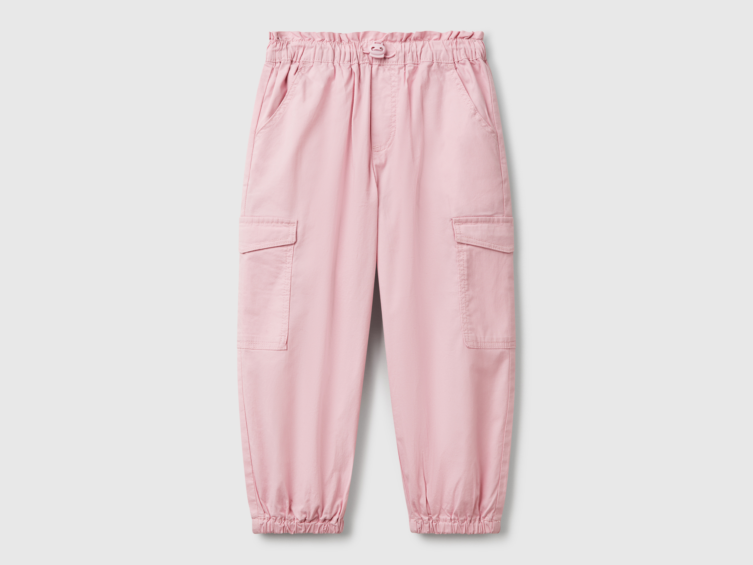 ★SCULPTOR★ Linen Cargo Jogger Pants Pink SC23S418PK SCULPTOR] Linen Cargo Jogger Pants Pink | もごつ