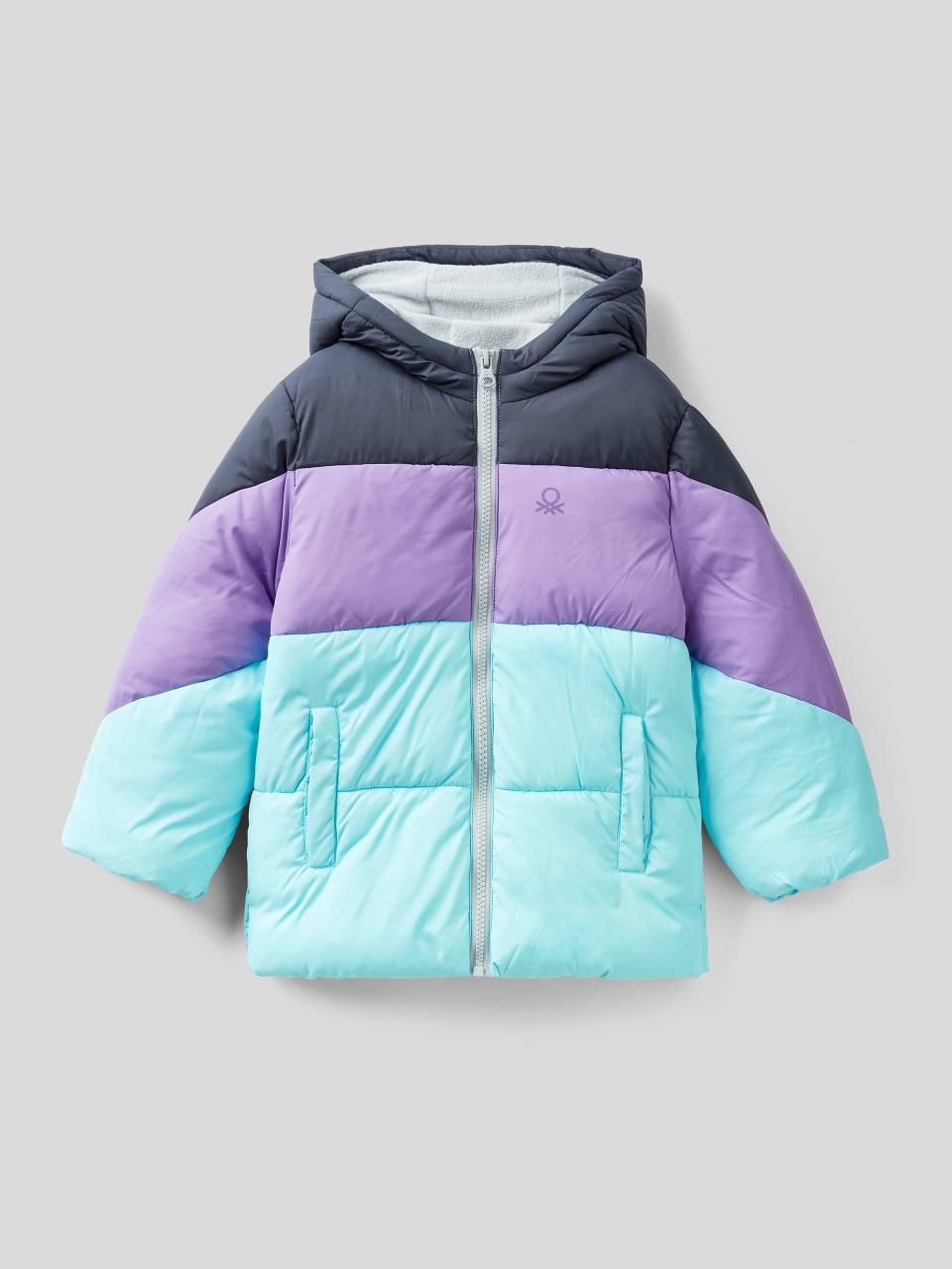 Color block bubble coat shop