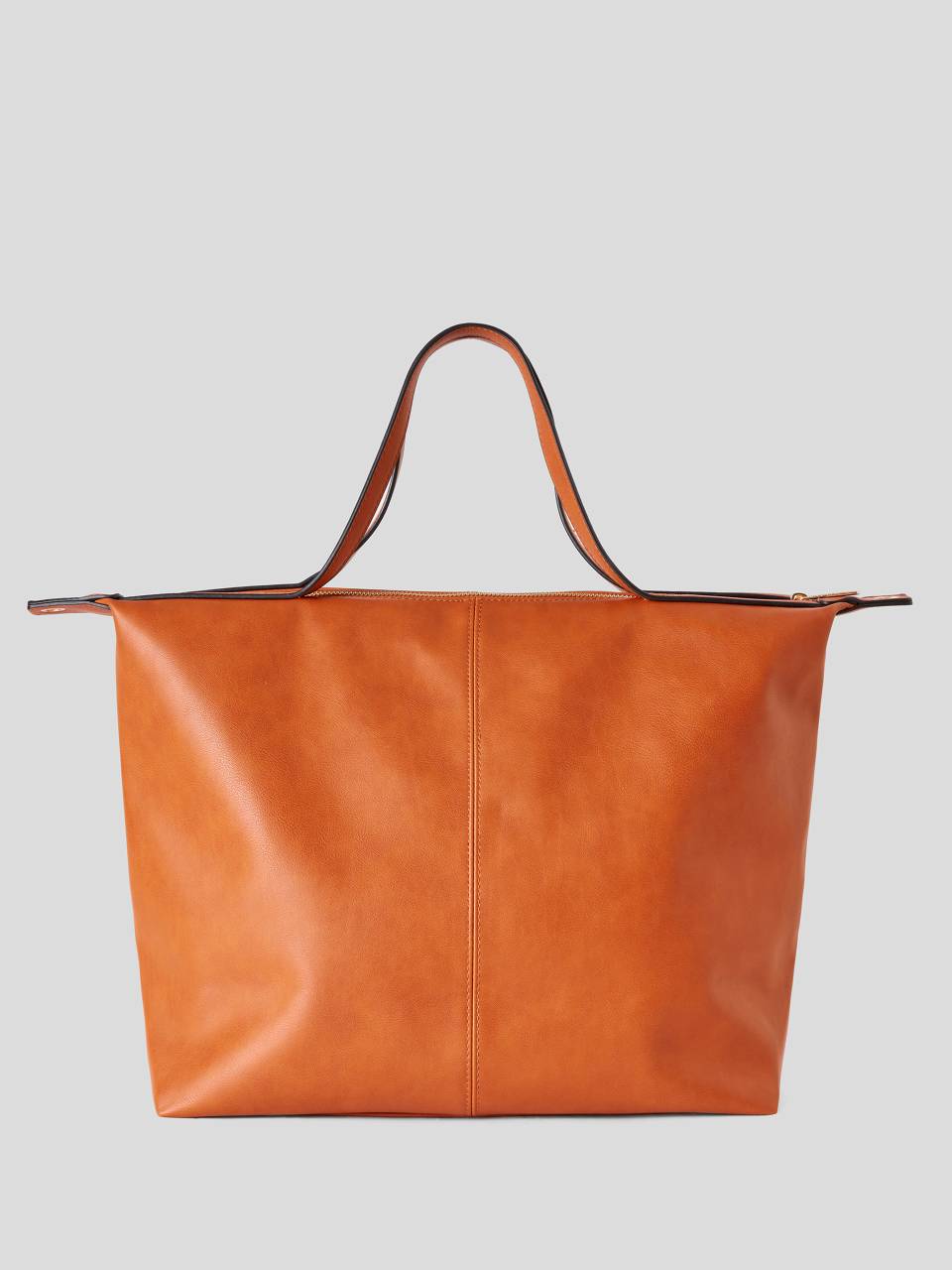 Handbag with detachable sales strap