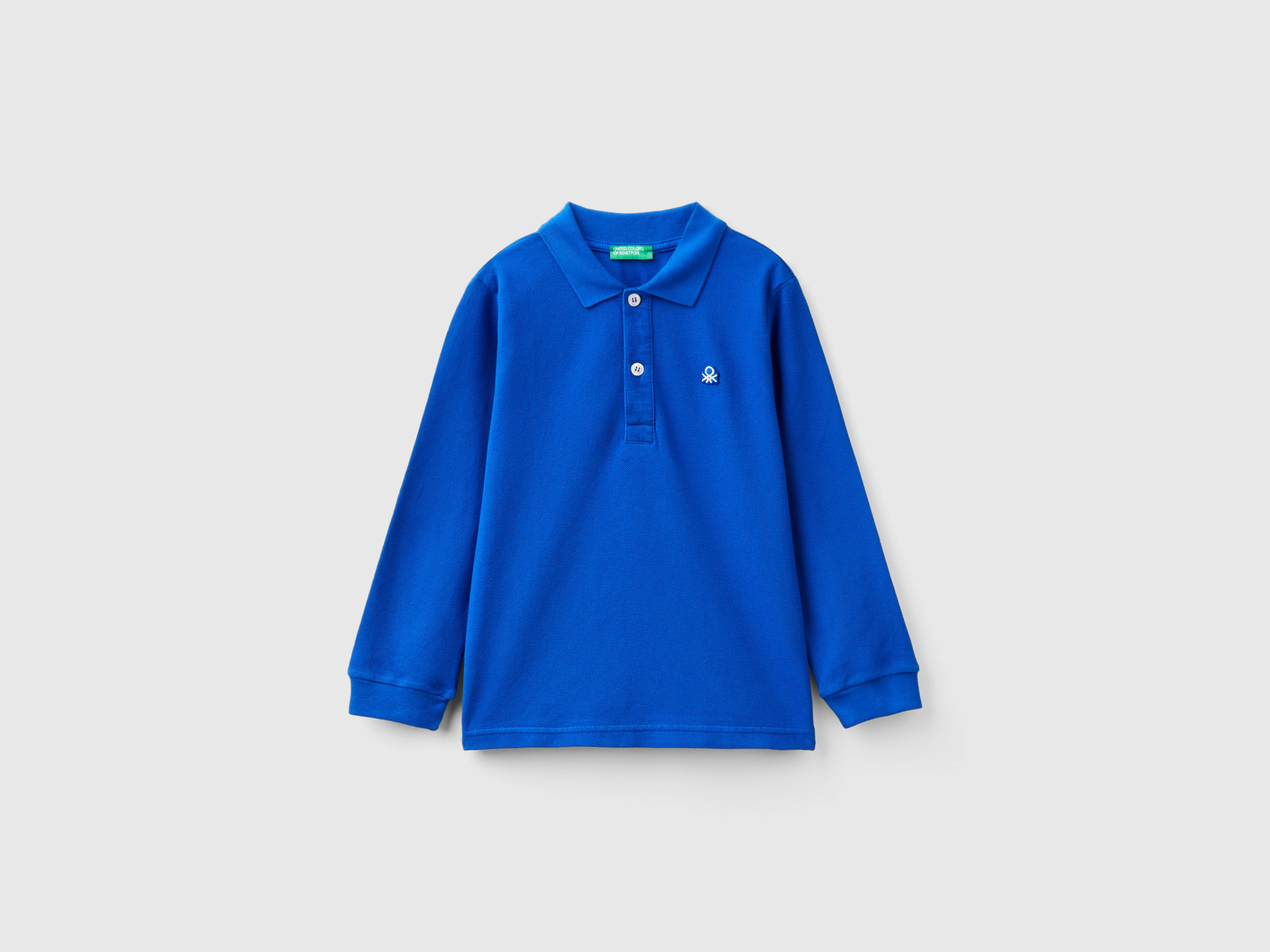 Kid Boys Long Sleeve Polos New Collection 2024 Benetton
