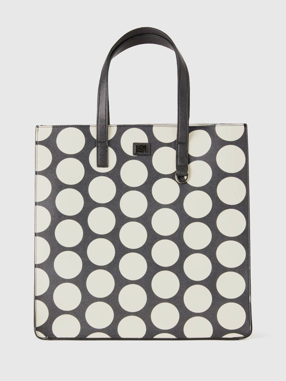 Black and white outlet polka dot bag