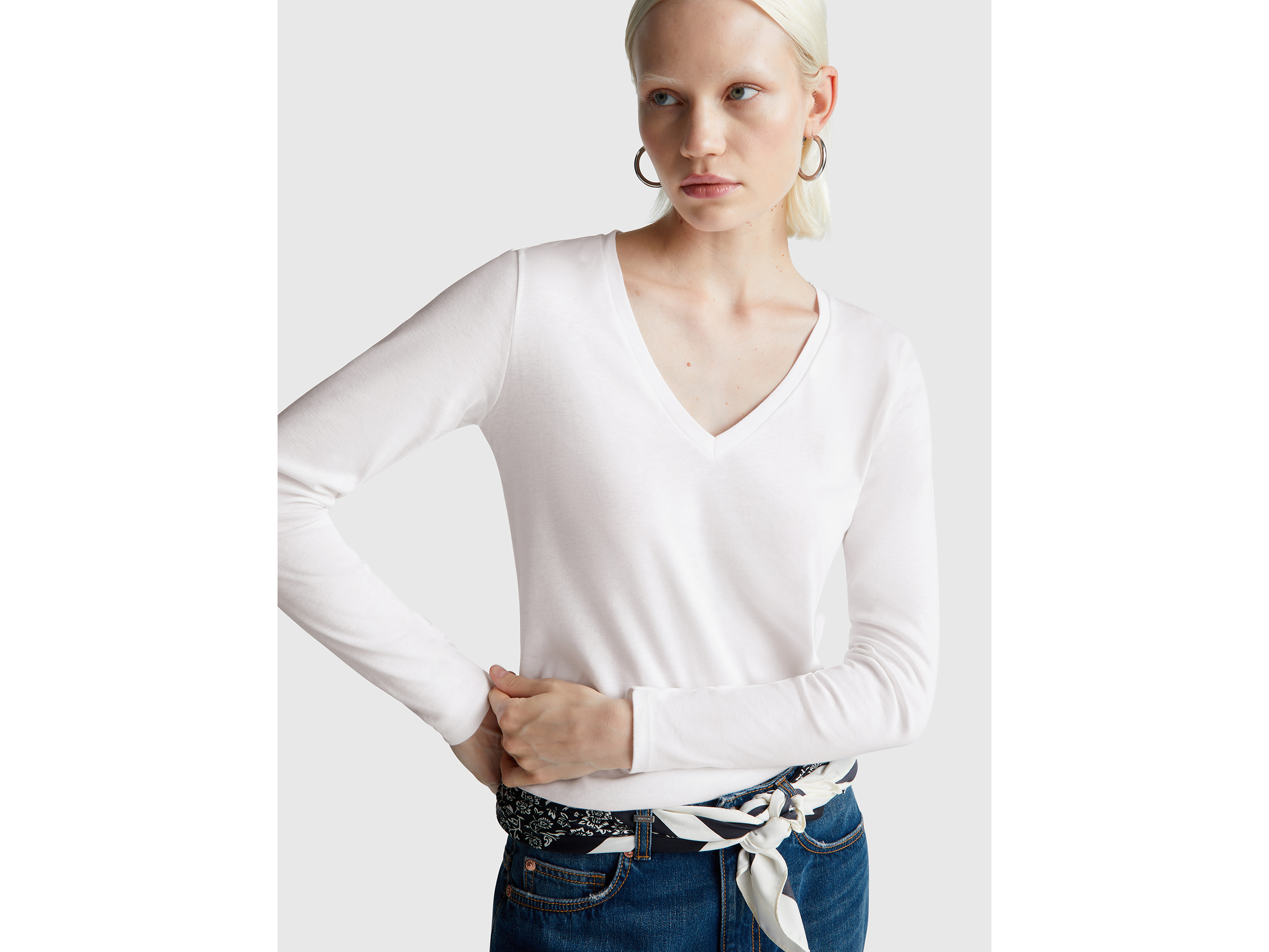 売れ筋商品|||アンナ フィールド Tシャツ レディース トップス BASIC V NECK DROP SHOULDER 2 PACK  - Basic T-shirt - white/white All Day V-Neck T-Shirt – tasc Performance