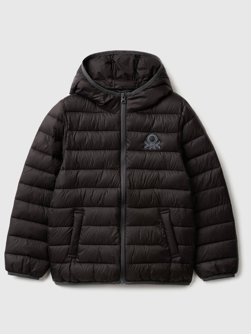 Benetton padded jacket with hood new arrivals