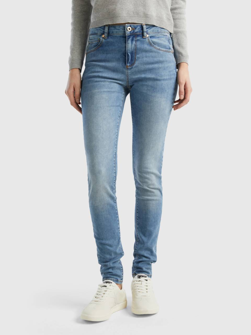 Jeans benetton top skinny push up