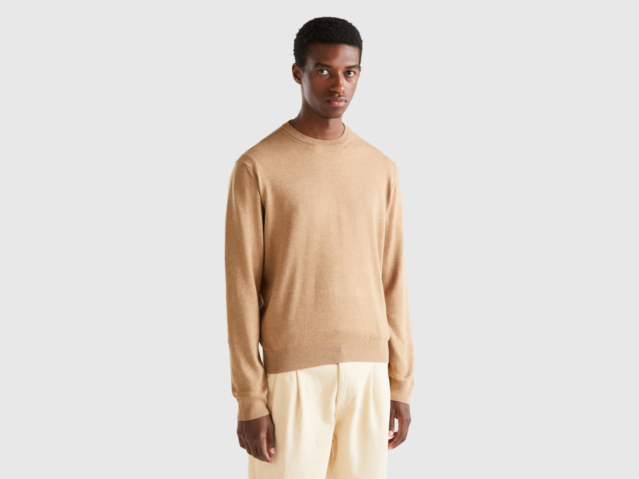 Mens polo clearance crew neck sweater