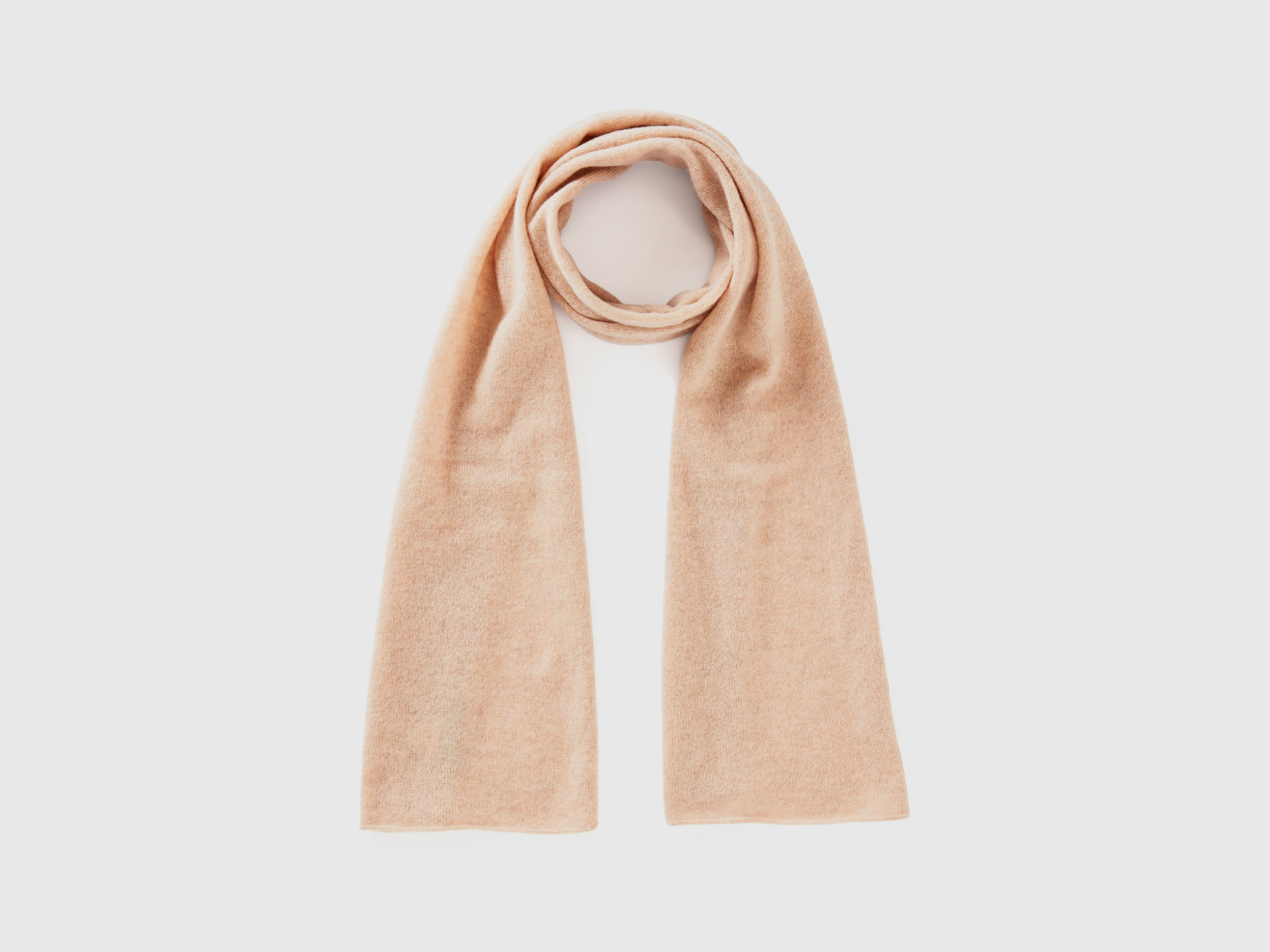 Green and Beige - Pure Cashmere Open Scarf for Men and hotsell Women